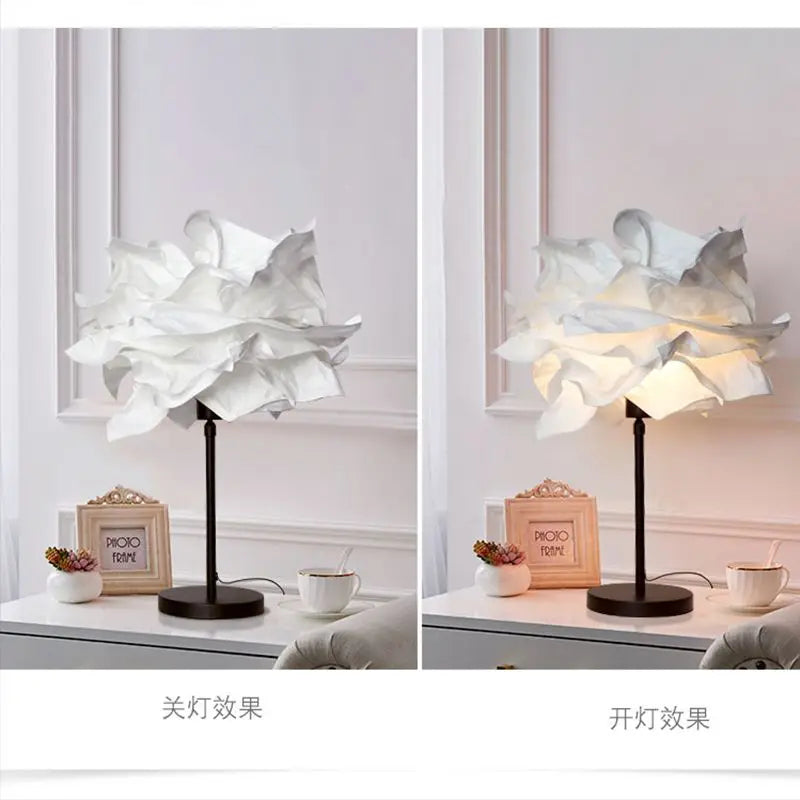 Cloud-Shaped Floor & Table Lamp – Adjustable Height Modern Ambient LED Light
