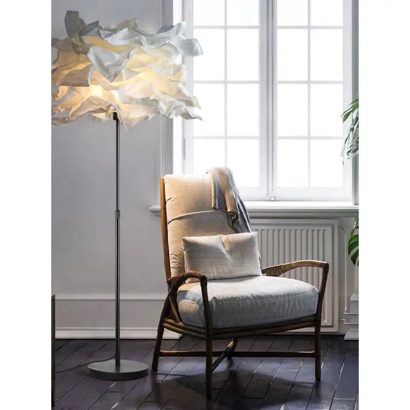Cloud-Shaped Floor & Table Lamp – Adjustable Height Modern Ambient LED Light