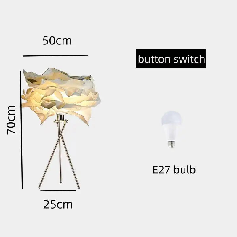 Cloud-Shaped Floor & Table Lamp – Adjustable Height Modern Ambient LED Light