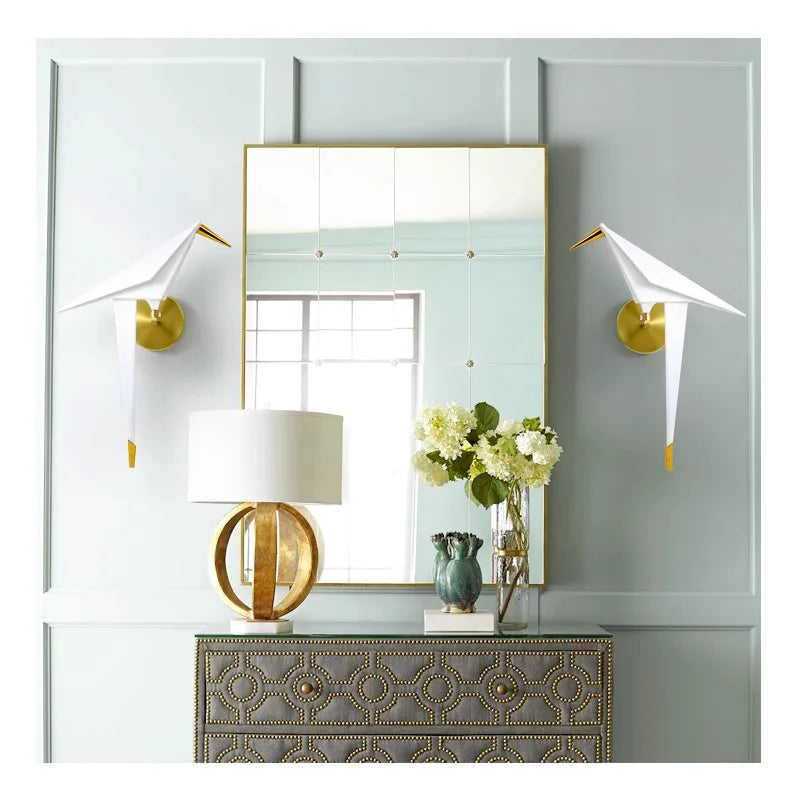 Elegant Parrot Wall Lamp – Modern Bird Shape LED Sconce Light for Bedroom, Living Room & Hallw